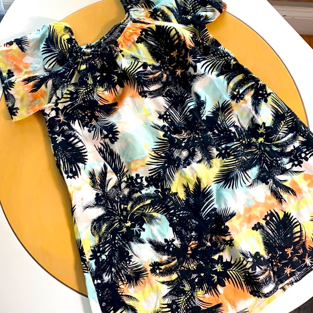 Adam and the Bear Hawaiian tropical sunset dress